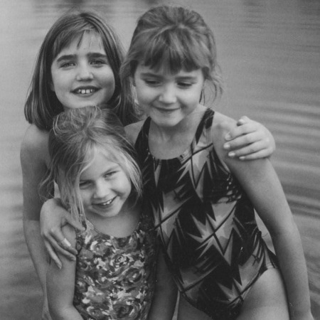 Mica Von Turkovich with her sisters Ana Maria and Gabriela.